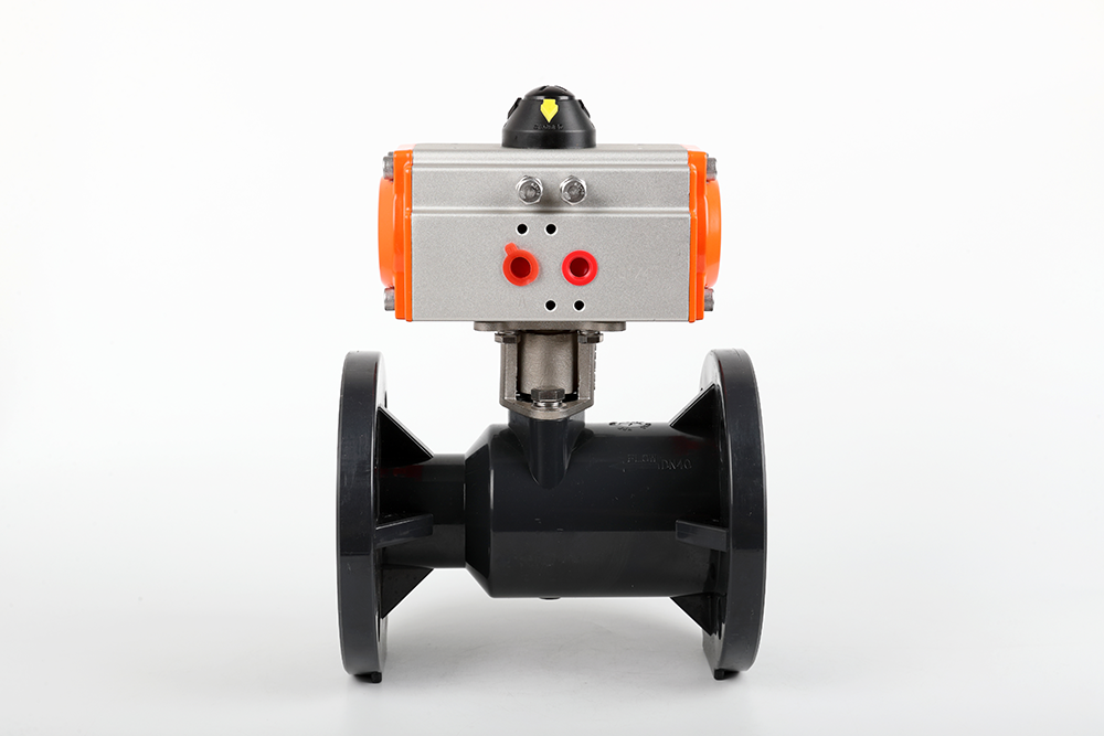 云岩气动法兰一体球阀